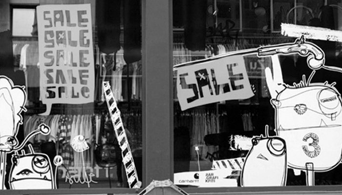 Carhartt Store Köln Schaufensterbeschriftung